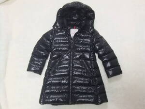 ★ 極上品！ Moncler (モンクレール) マットナイロン ロングダウンコート (ブラック) ５A 112㎝ ★