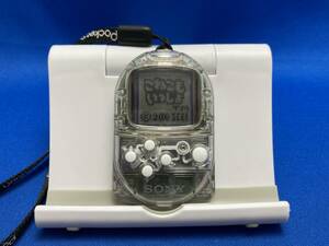 【動作品】 ポケットステーション クリア POCKET STATION プレイステーション SCPH-4000 PS1 LSI LCD SONY ソニー 携帯 ポケステ レトロ