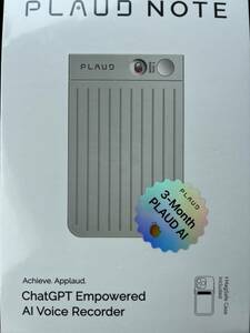 未開封　PLAUD NOTE AIボイスレコーダー　(SILVER)