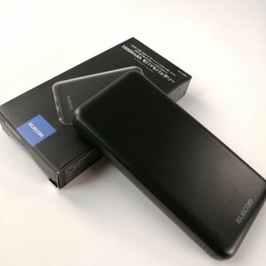 ELECOM モバイルバッテリー ブラック エレコム 10000mAh 大容量 ( USB PD対応 ) EC-C03BK【USED品】 02 03013