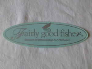 Fairly good fisher フェアリー グッド フィッシャー ステッカー Fairly good fisher フェアリー グッド フィッシャー Fly Fishing