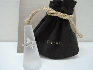 ブルガリ BVLGARI WG ディーヴァドリーム マザーオブパール ダイア #7 指輪 中古 保証書付き ランクAB BRJ・ジュエリー