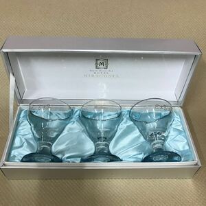 A07313 TOKYO DISNEY SEA MIRACOSTA Wedding glass ミラコスタ　ウェディング　グラス　3個　ディズニー　未使用保管品