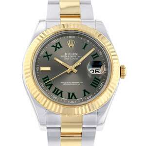 ロレックス デイトジャスト41 116333 ROLEX 腕時計 スレートローマン文字盤 【安心保証】