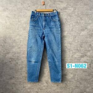 MODA INTL デニムジーンズパンツ ブルー ジップフライ 12 実寸W29in USA 海外輸入 古着 S1-N062