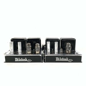 McIntosh マッキントッシュ MC60 60W 真空管式モノラルアンプ 同型2台セット◆ジャンク品