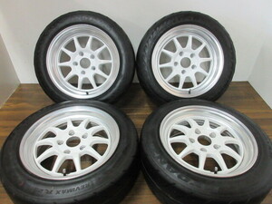 【送料無料・税込み】GAB SPORTS 15in7J+35 7.5J+30 5穴PCD114.3 シバタタイヤ フェデラル 195/55R15 国産スポーツセダンカスタムなど