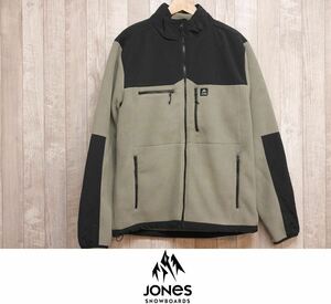 【新品:SALE】23 JONES BASE CAMP FLEECE JACKET - M - HERB GREEN 正規品 スノーボード ミドルレイヤー アパレル パーカー