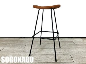 graf/グラフｘSOUGOU/ 相合家具■PLANKTON HIGH STOOL /プランクトンハイスツール■合皮