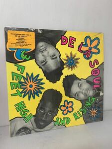 超稀少 シュリンク ハイプステッカー US ORIGINAL DE LA SOUL 3 FEET HIGH AND RISING TOMMY BOY TB1019 LP DMM 刻印 ヒップホップ ラップ