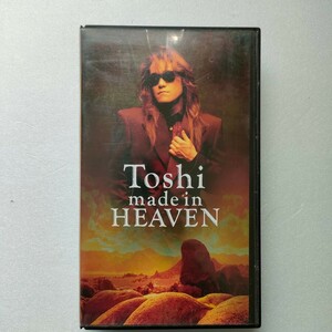 VHS Toshi made in HEAVEN 即決　送料込み　メイド・イン・ヘブン　ビデオテープ