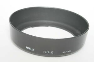 Nikon　 HB-6 　ニコン AF28-70mm　F3.5-4.5用　 レンズフード 　　中古実用品