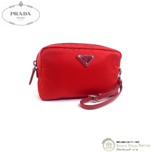 プラダ （PRADA） ナイロン ポーチ 1NE021 ROSSO（未使用品）中古