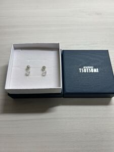 JEWELRY TSUTSUMI K14WG スワロフスキー ピアス