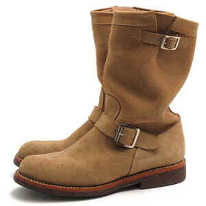 PISTOLERO ピストレロ エンジニアブーツ 101-03 7INCH ENGINNEER BOOT SAND BEIGE ステアハイド 牛革 オリジナルバックル Vibramソール グ