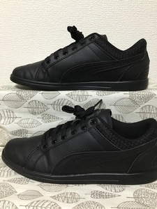 ◆美品 送料込◆23.5 プーマ PUMA スニーカー 黒 05◆0925