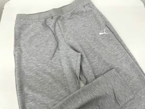 新品■PUMA プーマ レディース スウェットパンツ M グレー ロゴ スポーツウェア