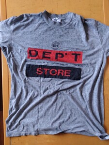 デプト　DEP‘T　Tシャツ　80年代　ビンテージ　グレー　M　古着　原宿