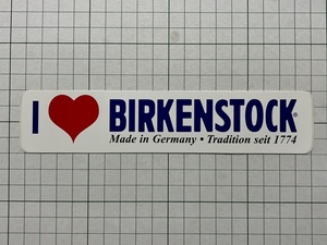 I LOVE BIRKENSTOCK ビルケンシュトック ステッカー デカール 靴 サンダル アリゾナ +Ja