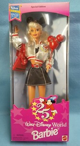 【未開封品】MATTEL Barbie「WALT Disney World 25years」 マテル バービー ディズニー 人形 八王子引き取りOK241250