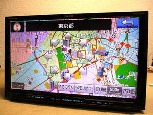 地図2015年秋 イクリプス AVN-ZX05i 大画面9インチ 地デジフルセグTV/SD/CD/DVD/Bluetoothオーディオ カーナビ SDナビ