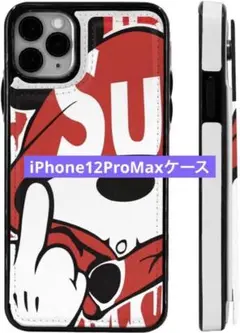 iPhone12ProMaxケース 手帳型 韓国 キャラクター カード収納