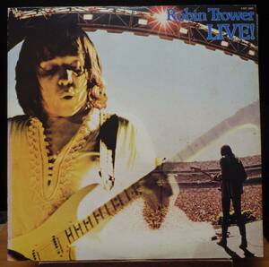 【WB276】ROBIN TROWER 「Robin Trower Live!」, 76 JPN 初回盤 大型ポスター　★ブルース・ロック/ハード・ロック