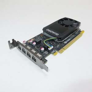 ◆nVidia Quadro P1000 4GB PCI-Express グラフィックボード ロープロファイル 変換ケーブル付属