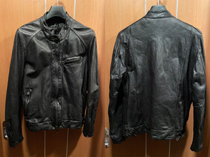 AMERICAN RAG CIE / アメリカンラグシー Black / 黒 LeatherJacket / レザージャケット 羊皮 size：1