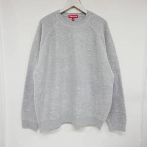 【1円】試着 国内正規 Supreme 24AW 24FW Terry Small Box Sweater テリースモールボックスセーター ニット Heather Grey グレー XL