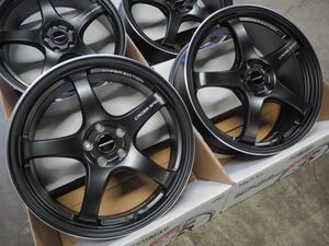 ★軽量★18inch 7.5J+48 5H114.3 新品 人気 クロススピードCR5 ホイール1台分 タイヤset可能 YARISCROSS AURIS CAMRY MAZDA3 ODYSSEY BK