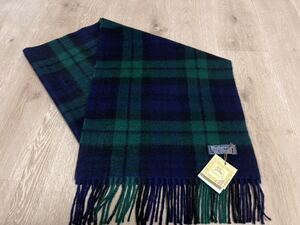 BURBERRY　バーバリー　マフラー　カシミア100％　グリーン系　タグ付き未使用品　送料無料!!