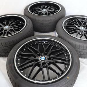 新品 19インチ 8.5J/9.5J 5-120 タイヤ付4本SET メッシュ 前245/40R19 後275/35R19 BMW 5シリーズ F10 F11 (W2376/2377-1)