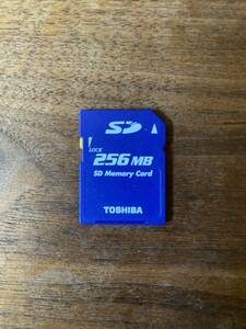 ★美品 TOSHIBA 東芝 SDメモリーカード 256MB SDカード 