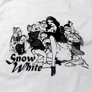 送料無料【Snow White】白雪姫と七人の小人 / パロディ / ホワイト★選べる5サイズ/S M L XL 2XL/ヘビーウェイト 5.6オンス