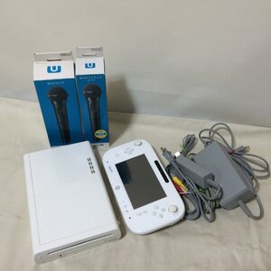 V861　Nintendo　Wii U　本体　マイクセット　WUP-001　WUP-010　8G　任天堂　【同梱×】