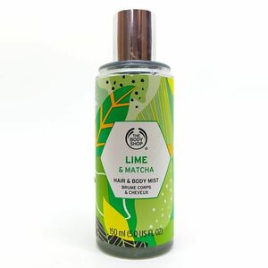 THE BODYSHOP ザ ボディショップ ライム ＆ マッチャ ヘア＆ボディミスト 150ml ☆残量たっぷり9割　送料350円