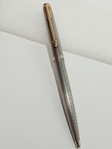 1円【良品/筆記OK】PARKER パーカー ボールペン スターリングシルバー STERLING SILVER刻印　アンティーク