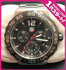 【5AF岡05009D】1円スタート★TAG HEUER★タグ ホイヤー★FORMULA 1★フォーミュラ―1★CAU1110★デイト★メンズ★クオーツ★稼働★腕時計