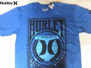 本場USA購入 ハーレー《Hurley》 Classic Fit プリントT US S 青