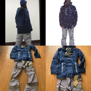 新品未使用　即完売モデル　REW INSANE JK 03 GORE-TEX NAVY STRIDER JAEN PANTS GINGHAM ART-TEX ストライダ　カミカゼ　スノボ