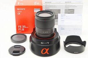 ☆極上美品☆ Sony ソニー FE 35mm F1.8 SEL35F18F 元箱 付属品 ♯24123016