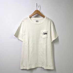 【レディース】Lee × NATURAL BEAUTY BASIC 半袖ポケットTシャツ M ホワイト 白 コラボ リー ナチュラルビューティーベーシック