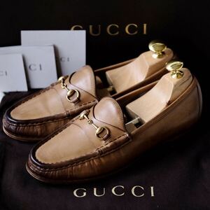 極希少美品GUCCIグッチ ARTISAN CORNERアルチザンコーナーホースビットローファー36