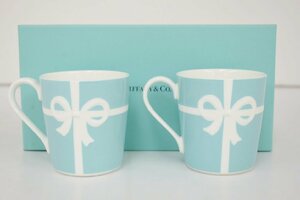 ティファニー Tiffany & Co. ペアマグカップ ブルーボックス ブルーリボン 未使用 2403LR056