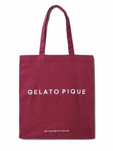 新品　gelato pique ジェラートピケ　ホビートートバッグ　赤　レッド RED