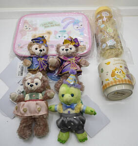 【未使用4点】東京ディズニーシー ダッフィー シェリーメイ オル・メル　Duffy and Friends ぬいぐるみバッジ