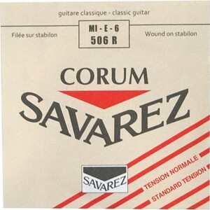サバレス 弦 バラ弦 6弦 SAVAREZ 506R CORUM Normal tension クラシックギター弦 コラム ノーマルテンション