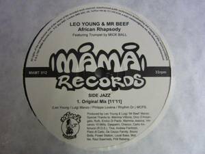 12inch LEO YOUNG & MR BEEF / African Rhapsody 5枚以上で送料無料