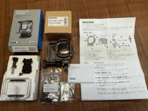 中古 INON イノン SDフロントマスク for HERO9　及び　GOPRO ADDIV-001 ダイブハウジング